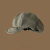 Asymmetric Cloud Beret Cap Street Style Big Head Circumference Retro Octagonal Hat Japanese Style Polyester Women Artist Hat