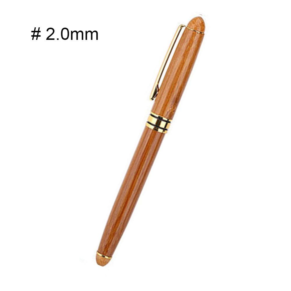 0.7mm-2.9mm Retro Writing Calligraphy Bamboo Fountain Pens Chisel-pointed Stationery Broad Stub