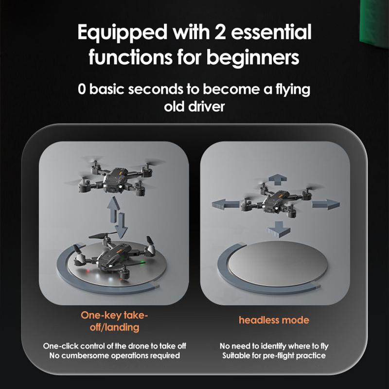 Nouveau Q6 Rc Drone HD WIFI double caméra Mini quadrirotor photographie aérienne hélicoptère évitement d'obstacles pliable jouet cadeau