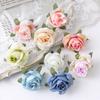 10/20 Stück Künstliche Rosenblüten Seiden-Fälschung Blumenköpfe für Haus Zimmer Dekoration Hochzeitsdekoration DIY Bastel Girlande Geschenk Zubehör