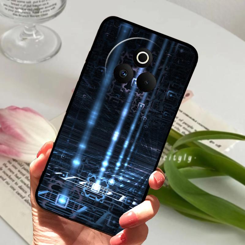 For Realme P3 Pro Case P3Pro Cartoon Lion Wolf Soft Silicone TPU Phone Cover For Oppo Realme P 3 Pro 5G Protection Fundas Cases