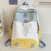 Schultaschen Kinder Grundschule Mädchen Junior High School Schüler Niedlich High School Hohe Qualität Kontrastfarbe Rucksack