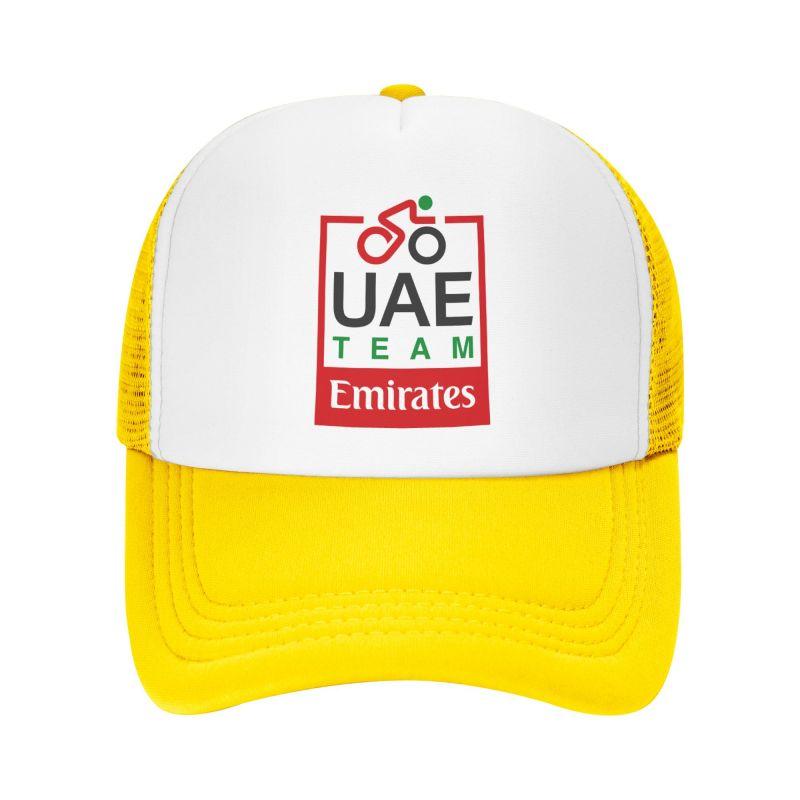 UAE Road Vehicle Print Mesh Baseball Cap Summer Breathable Sun Visor Hats Unisex Adjustable Snapback Caps Adults Trucker Hat
