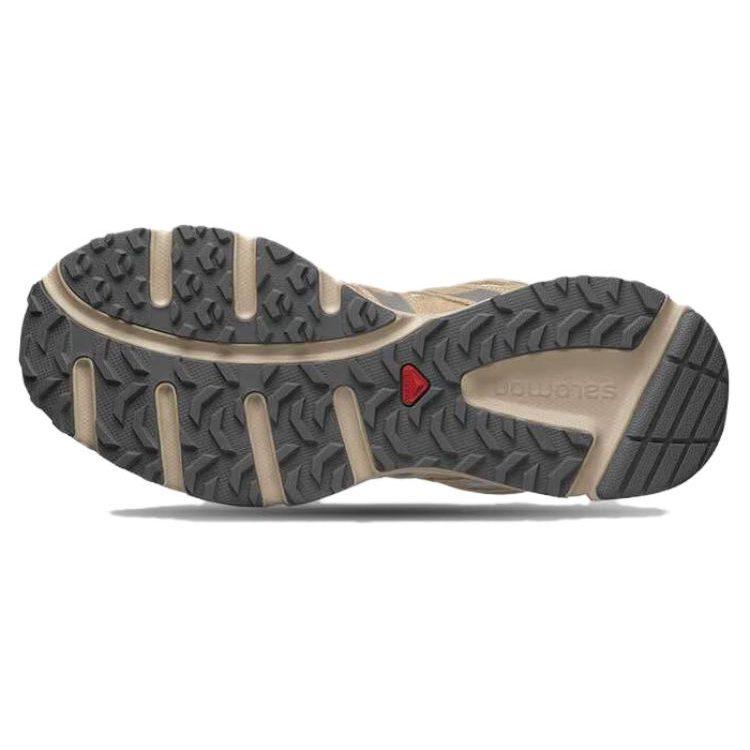 SALOMON X Mission 4 Suede Comfortable Low Top Outdoor Shoes Unisex Beige Umber L47437800