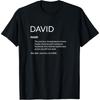 David Is De Beste Grappige Naam Definitie Dave David T-shirt