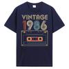 Nové Unisex tričko Vintage 1985 1986 1987 1988 1989 Tričko Dámské Tričko Unisex Bavlna Trička Hip Hop Harajuku Streetwear Unisex