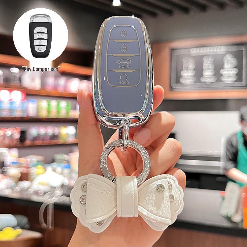 Hongqi Key Cover and Protective Shell for H5, HS5, H9, HS3, H6, HQ9, Tiangong 08, and HS7 EH7 Models