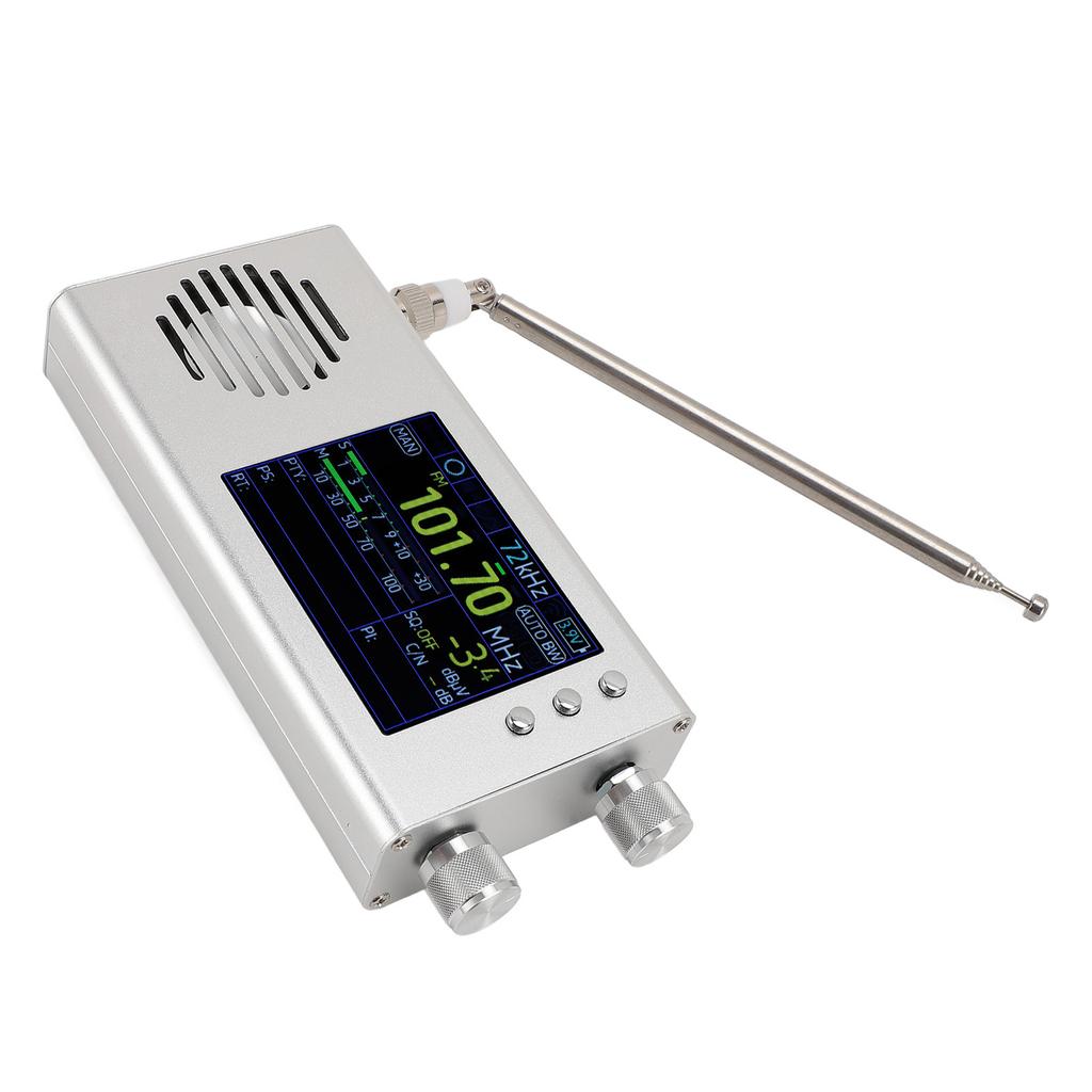 Short Radio Receiver Portable 3.2in LCD Display Dual Stereo Spkers 5000mAh Battery SSB Full Band Radio