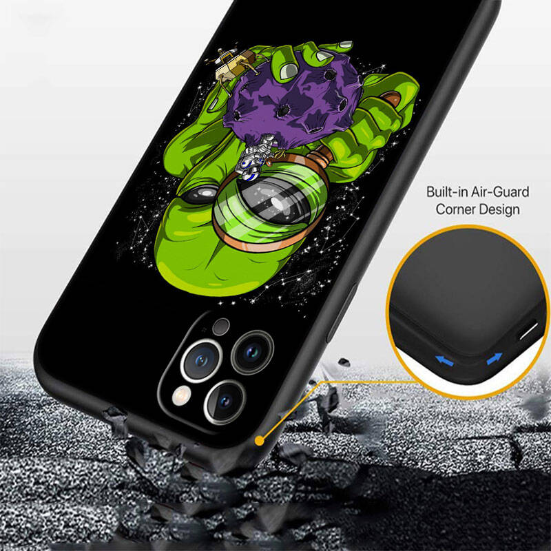 MH140 Space Alien UFO Phone Shell Case for Redmi Note 8 9 10 11 11S 10C 10X 10A 10T 9A 9C 9T 9S 8T Pro Max Plus Prime