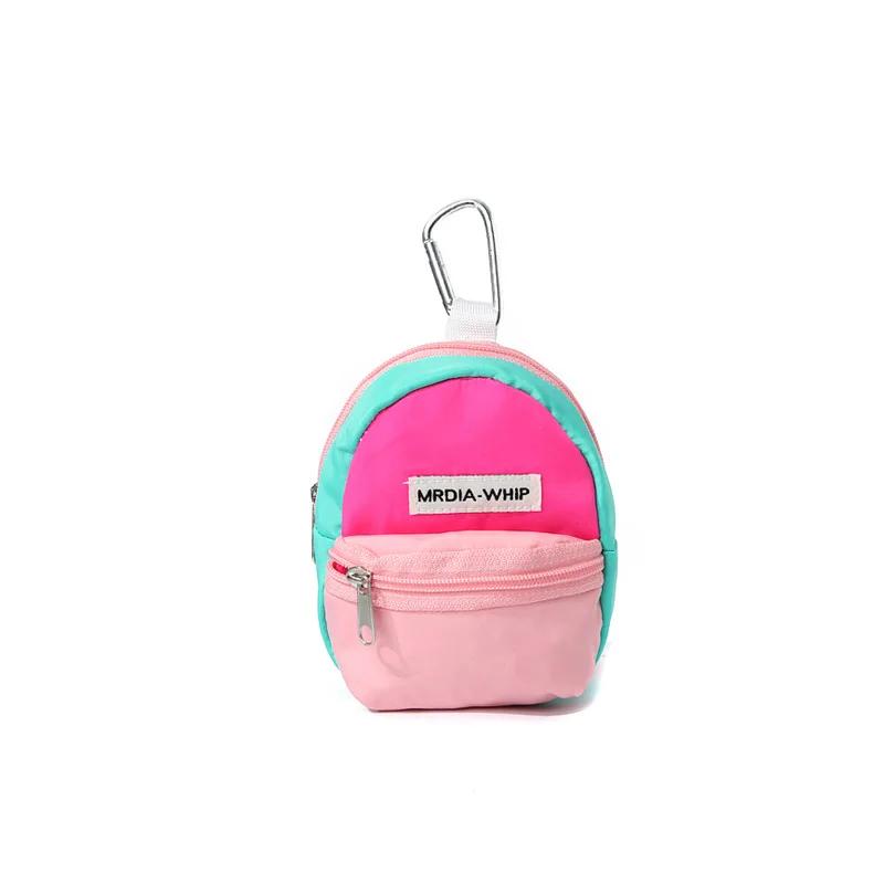 Children's Macaron Cute Wallet Zipper Coin Purse Kids Kawaii Mini Purse Coin Pouch Earphone Key Storage Bag Book Bag Pendant