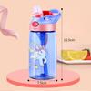 480ml Kids Water Sippy Cup Kawaii Portable Water Bottle Featuring Straw and Handle Leakproof Drinking Bottle Children Cup Drinkw Practical Use