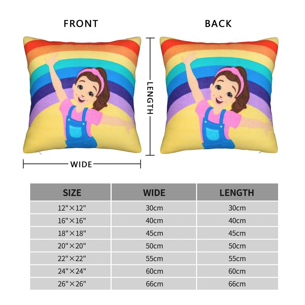 Miss Rachel Pillow Case  Cute Funny Pillow Cover Design Pillowcases For Living Room Bed Chair