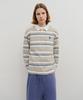 Malittepeulangsowajeobeo Stripe Collar Long Sleeve Beige