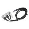 Motorcycle Handlebar Switch LED ON OFF Button IP65 Waterproof for Headlight Horn Turn Signal