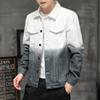 Spring Casual Denim Jacket Men's Trendy Brand All-match Jacket Male Student Tops Trendy Denim Jacket Men