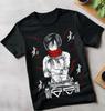 Mikasa Shingeki No Kyojin Anime Τshirt Τρόμου Attack on Titan T-Shirt - Όλα τα Μεγέθη