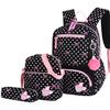3pcs/set Printing School Bags Backpacks Schoolbag Fashion Kids Lovely Backpack for Children Girls School Bag Student