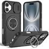Sac de téléphone pour Magsafe Étui à anneau magnétique pour Iphone 17 Pro Max 16 15 14 Plus 12 13 Pro Max Iphone17 Support intégré Protection d'objectif