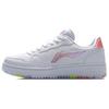 Non-Slip Lightweight Balance Wear-Resistant Low-Top Skate Shoes Women Sneakers White Purple AGCR342-1