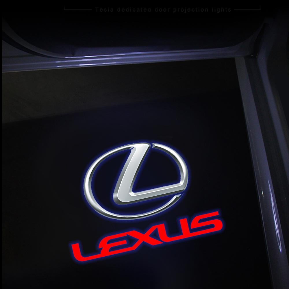 2/4 pièces Projecteurs de Porte de Voiture d'Origine Lumière d'Accueil Accessoires Pour Lexus LS 2006 ES 2006 IS 2006 LX 2007 RX 2007 GS 2012 GX 2010