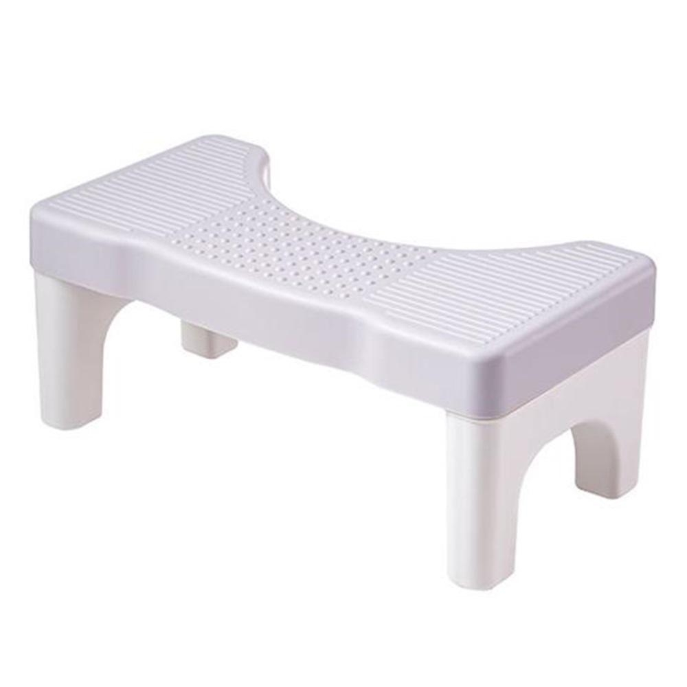 Toilet Stool Poop Stool for Squatting Posture Portable Plastic Potty Stool for Adults Seniors Kids Bathroom Non-Slip Children Handwashing Foot