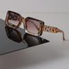 Retro Mirror Square Sunglasses Women Men Designer Sun Glasses Fashion Female Male Casual Colors