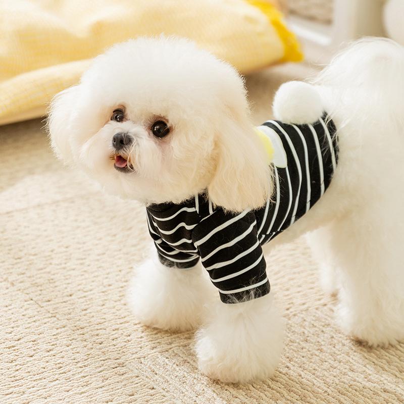 Cute Hairball Dog Clothes, Warm In Autumn and Winter, Two-legged Puppies, Kittens Can Be Towed, Pet Sweater Clothing