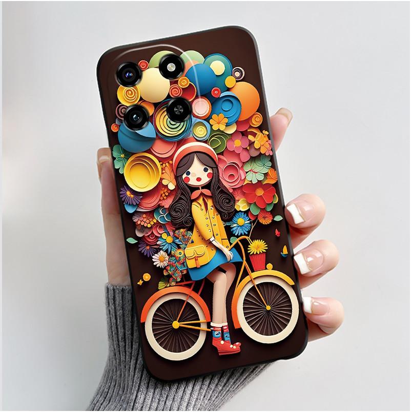For Blackview Color 6 Case Luxury Cute Love Rabbit Funny Soft Silicone Protective Back Cover For Black View Color 6 Phone Case