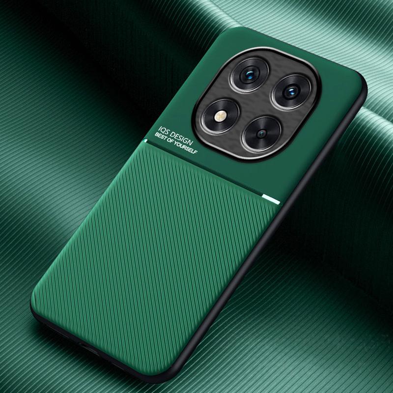 Soft Frame Cover For Xiaomi Redmi Note 14 Pro 14Pro + 5G Case Leather Car Magnetic Holder Coque for Redmy Note14Pro Plus Funda