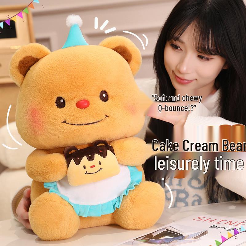 Cute Little Bear Plush Toy: Birthday Gift & Hugging Pillow