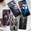 Creative Luxury Art Patterns Phone Case For Samsung Galaxy S26 S25 S24 S23 S22 S21 S20 Ultra Plus FE 5G Black Soft TPU