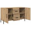 Vidaxl Kommode, Artisan Eiche, 100X36X60 Cm, Holzwerkstoff