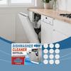 Jue Fish Dishwasher Cleaner Tablets (12pcs) - Cleans Limescale and Removes Grease, Keeping Dishes Clean. Dishwasher Cleaning Effervescent Tablets.