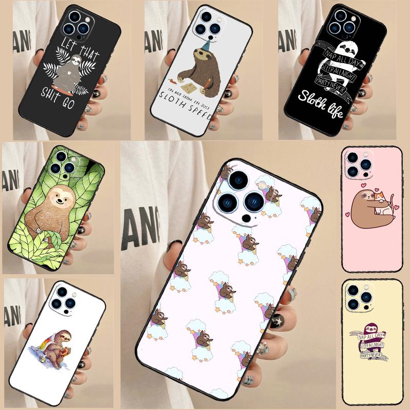 Cute Lovely Cozy Sloth Animal Case For ZTE Nubia Red Magic 8S 9S 10S 10 9 8 11 Pro Plus 6 7 6S 7S Pro 5G 6R 10 Air Cover
