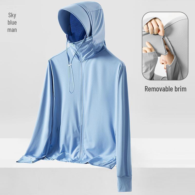 Women's Summer Ice Silk Sun Protection Jacket, UPF50+ Large Brim, Breathable, Anti-UV, 2023 Style