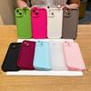 Однотонний м'який чохол для телефону для iPhone 16 15 14 Pro Max 13 12 11 17 Pro Max Air Ударостійкий Тонкий Прозорий TPU Чохол
