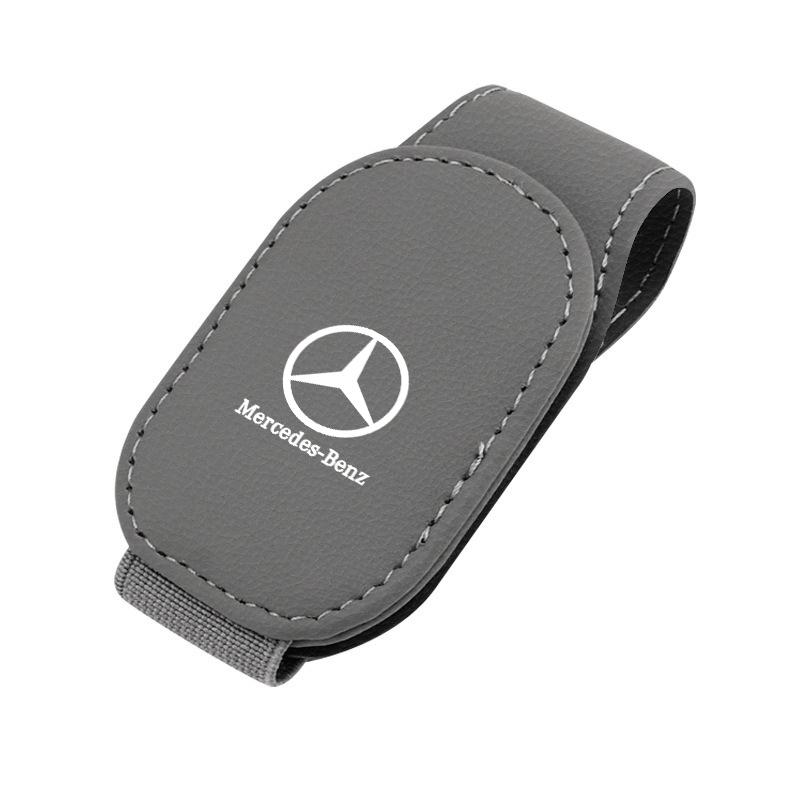 CRF1 Car Logo sunshade clip card clip car sunglasses glasses frame Sun Visor Glasses Clip For Mercedes Benz W220 W205 W211 W212 W206