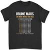 Bruno Mars World Tour 2023 Merch Las Vegas T Shirt D99Z