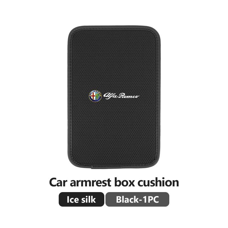 YMSOV1 Car Armrest Box Pad Central Console Armrest Box Protection Cover Mat For Alfa Romeo Giulietta GT 159 147 156 Mito Brera Giulia