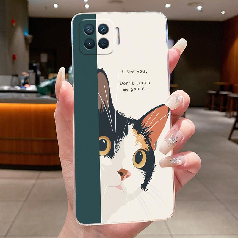 Coque Pour OPPO A73 A93 4G F17 Pro Reno 4F Dragon de Luxe Mignon Cool Garçons Filles Étui de Téléphone Souple Couverture Arrière Coque en TPU Transparente
