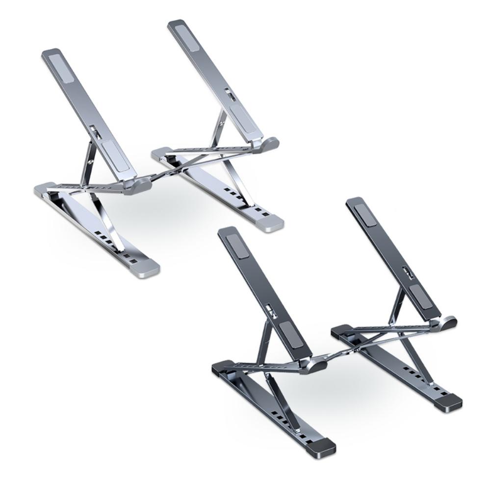 Portable Laptop Stand Aluminium Foldable Notebook Support Laptop Base Macbook Pro Holder Adjustable Bracket Computer Accessories