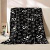 Bad Badtz Maru Black Blanket 4 Season Soft Fluffy Throw King Size Blanket  Adult Sofa Bed Blanket Cover Travel Throw Gift#(1)