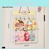Cartoon Hanging Storage Bag With Felt Material For Bedroom Organizing And Doll Display