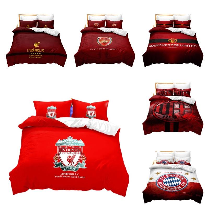 Luxury 3d Digital Print Bedding Set For Football Fans Wholesale Bedding Set For Football Enthusiasts