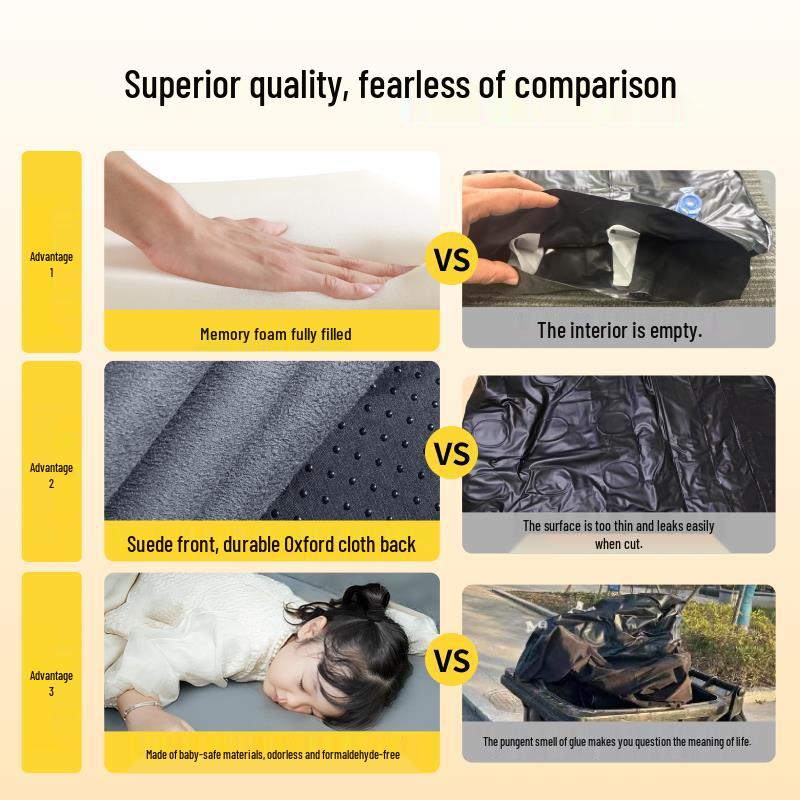 NIO ES8 Rear Seat Inflatable Mattress for Car or Trunk Sleeping