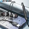 KEYSION Type-C Wired Earphones In-ear Mic USB C Headphones HiFi DAC Bass Stereo Music Headset for iPhone15 Samsung Xiaomi Huawei
