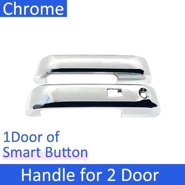 Exterior Door Handles Cover For Ford F-150 F150 F 150 2015~2020 F-Series Lobo Chrome Smart Handle Case Car Accessories Stickers