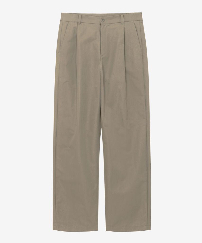 MINDBRIDGE [Couture] Wide Single-Pleat Elastic Pants - 2 Colors