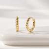 Mcel 14K/18K Mild Twist Ring Earrings