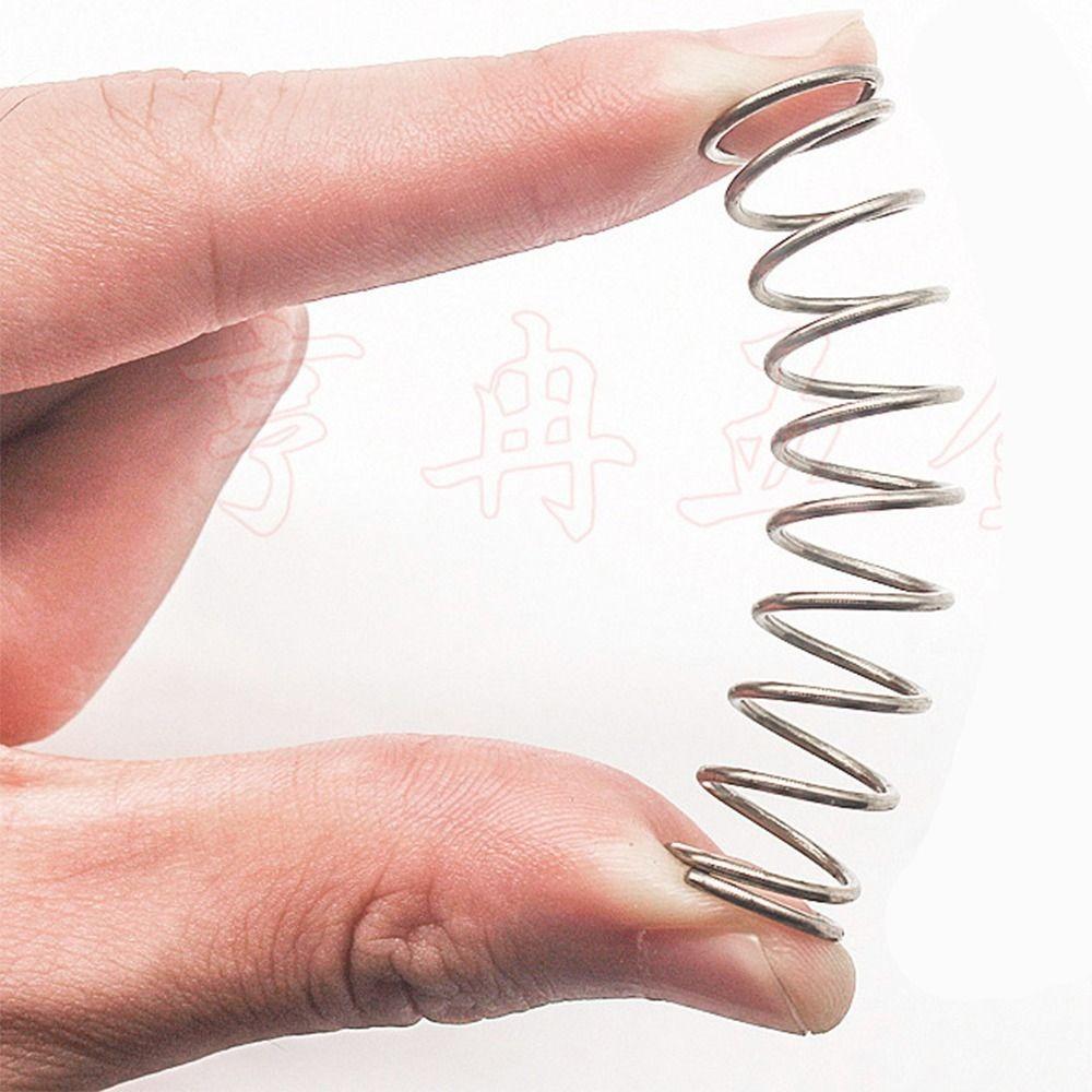 10Pcs Stainless Steel Telescopic Spring Extended Compressed Springs Shop and Home Repairs